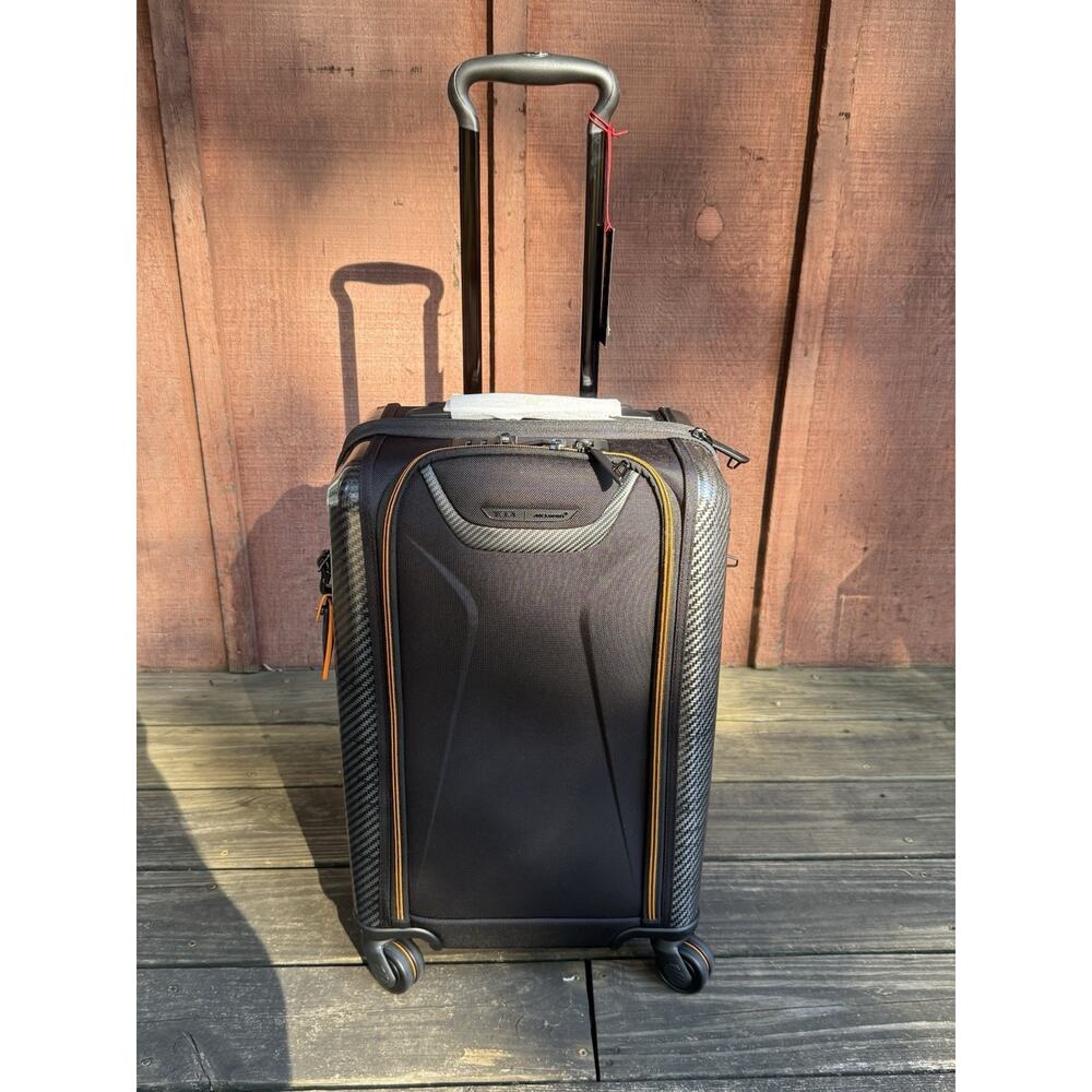 TUMI McLaren Aero International Expandable 4 Wheel Carry On Luggage $1795 NEW